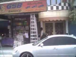 فري برس   ريف دمشق حرستا  انتشار أمني بالعتاد الكامل أمام المدارس  26 10 2011