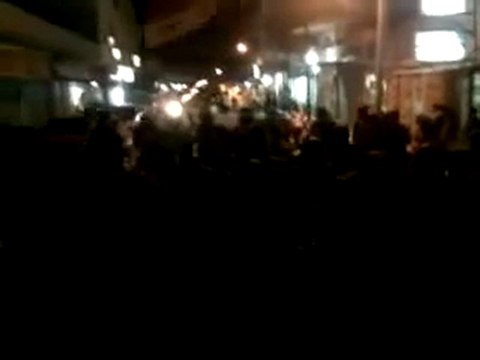 فري برس حمص القريتين مسائيات الثوار في اربعاء الاضراب لأجل حوران 26 10 2011