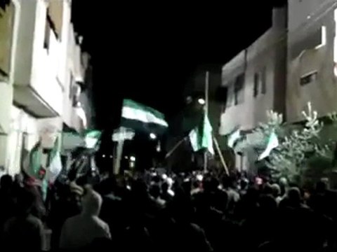 فري برس حمص الوعر مسائية وقفة العيد 5 11 2011