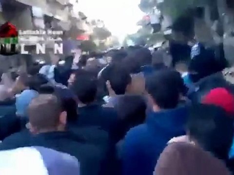 فري برس دمشق قدسيا مظاهرات الاحرار أول ايام عيد الأضحى المبارك 6 11 2011