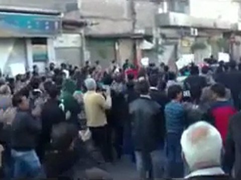 فري برس ريف دمشق القابون مظاهرة بعد صلاة عيد الأضحى 6 11 2011