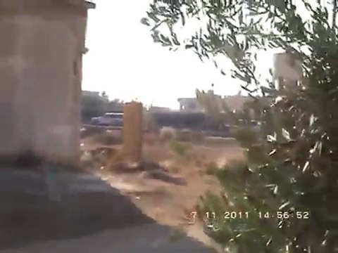 فري برس درعا خربة غزالة انتشار الأمن والشبيحة وإطلاق 7 11 2011