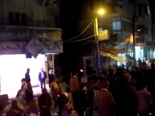 فري برس   مظاهرة مضايا نصرة لحمص 7 11 2011 ج1