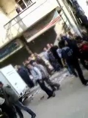 فري برس   حلب  صلاح الدين   جامع الخضر جمعة تجميد العضوية 11 11 2011