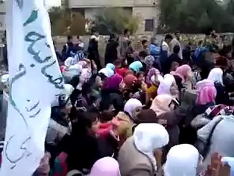فري برس ادلب كللي، مظاهرة طلابية بمناسبة الحركة التصحيحية 16 11 2011