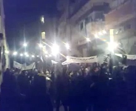 فري برس حمص مسائية القرابيص و الغوطة و جورة الشياح 19 11 2011