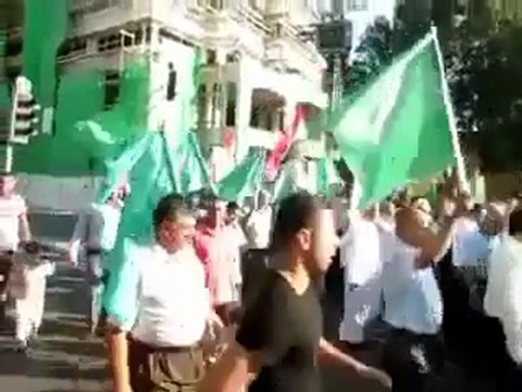 فري برس مظاهرة فلسطينية في فلسطين 48 نصرة لثورة السورية 19 11 2011