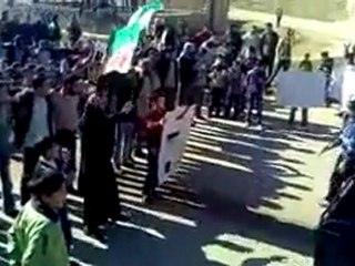 فري برس   ادلب كفريحمول جمعة الجيش الحر يحميني 25 11 2011 ج1