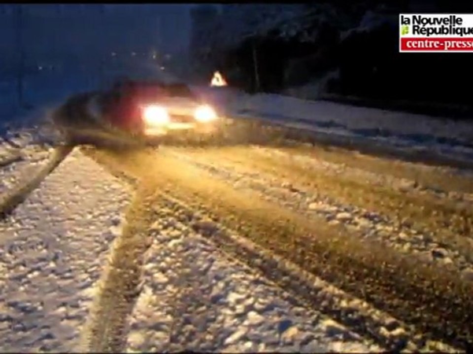 Châtellerault: randonnée sous la neige