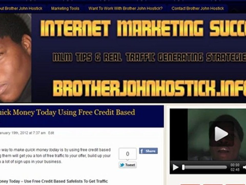 Use Free Credit Based Safelists to Make Quick Money Today