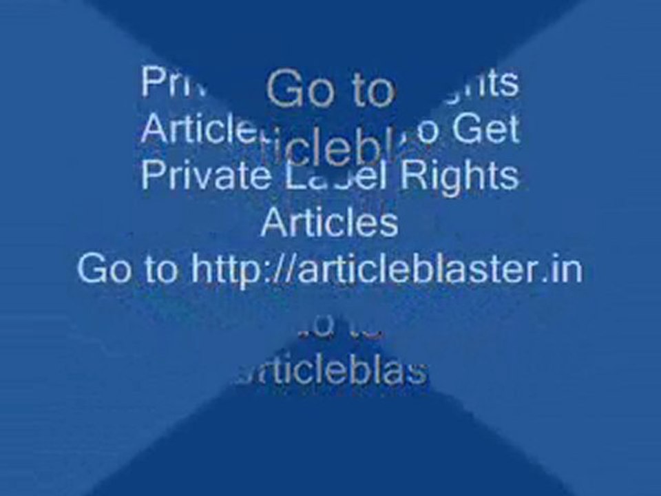 Private Label Rights Articles-How To Get Private Label Rights Articles