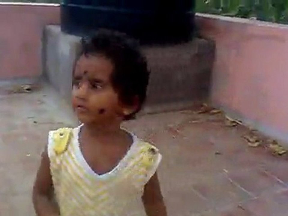 Baby singing rhymes