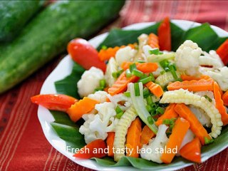 Delicious Lao Foods at Villa Maly, Luang Prabang