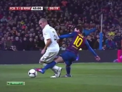 Quand Messi se venge de Pepe...