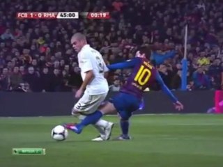 Quand Messi se venge de Pepe...