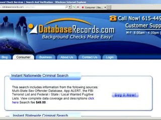 Databaserecords.com How To Search The Verified Safe National Terrorist Database