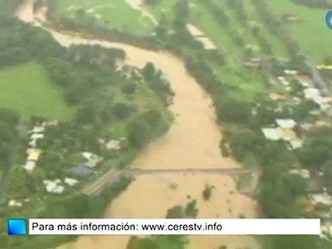Miles de evacuados por inundaciones en Australia