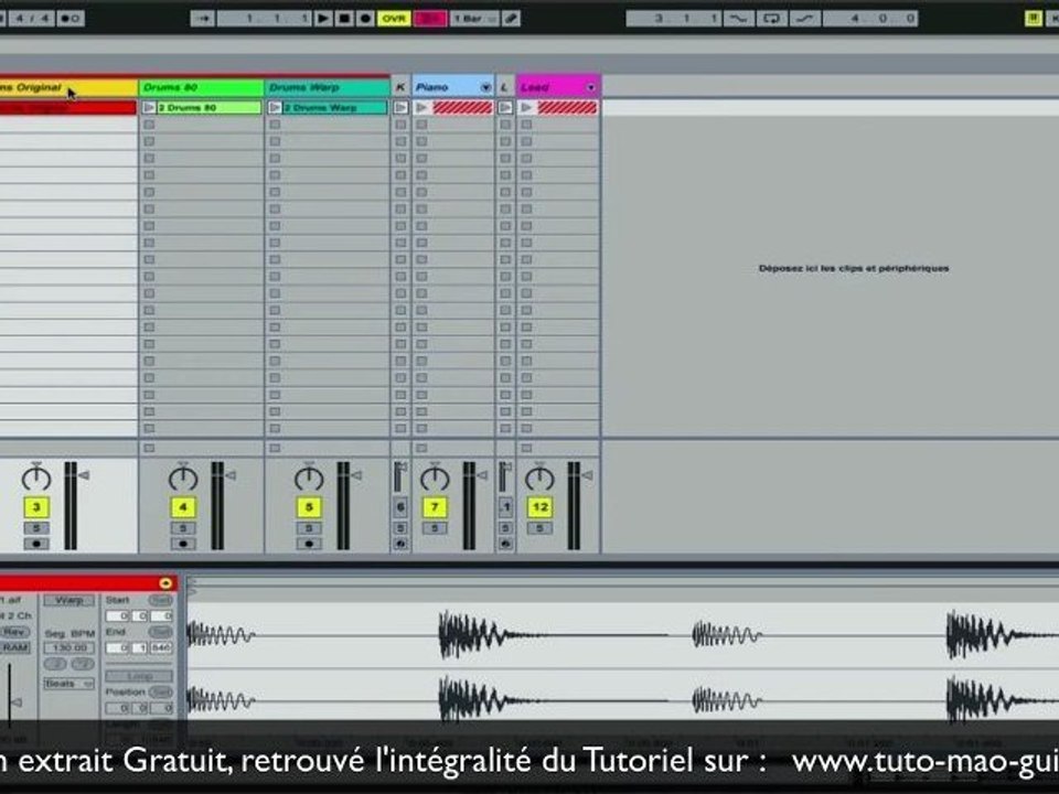 Ableton Live : Le Warping Partie 1