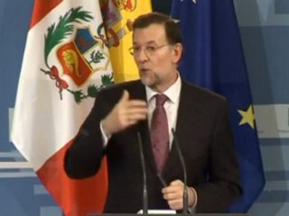 Mariano Rajoy se reúne con el presidente de Perú
