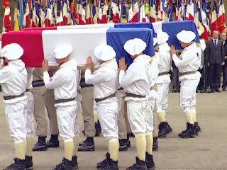 Cérémonie d'hommage national aux quatre soldats morts en Afghanistan le 20 janvier