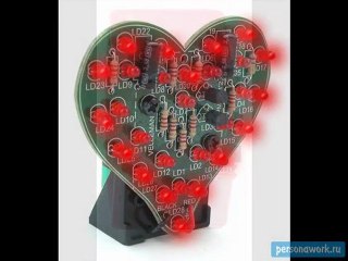 Оригинальные идеи валентинок в стиле техно