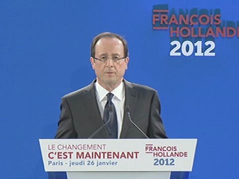 François Hollande - Mes 60 engagements pour la France - 26 janvier 2012