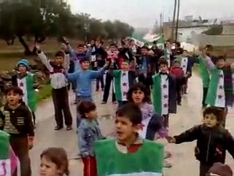 فري برس ادلب معرزيتا أطفال الحرية الموت ولا المذلة 26 1 2012