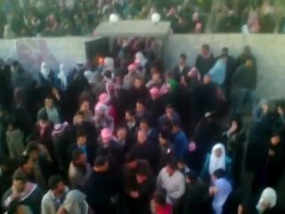 فري برس   الحسكة الشدادي تشييع جثمان الشهيدالمجنداحمد عبد الرزاق الموسى24 1 2012