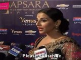 Hot Vidhya Balan @ the Apsara Awards 2012 ceremony, held at Yashraj