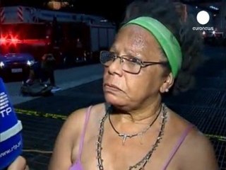 Rio city centre shrouded in dust after collapse