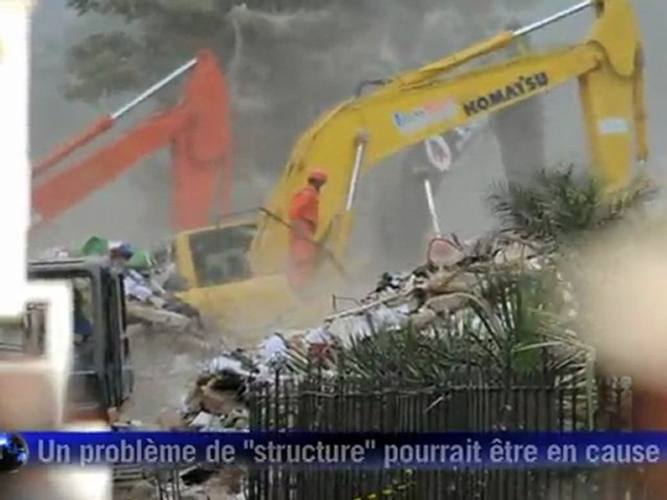 Immeubles effondrés au centre de Rio: au moins cinq morts