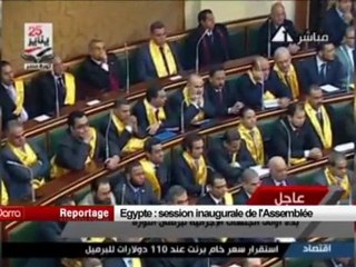 Egypte, session inaugurale de l'Assemblée