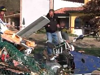 SCHIANTO IN VOLO, DUE FERITI