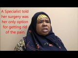 Spinal Stenosis | Doctor Review | Raleigh | Shirley can sleep again.