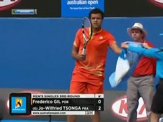 Tsonga vs Gil Australian Open 2012 Set 1