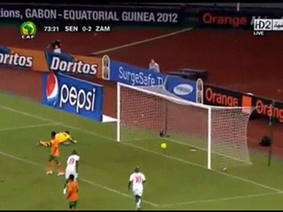 Senegal 1 - 2 Zambia [CAN 2012] Highlights