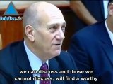 Olmert Informs Cabinet Of His Resignation As Prime Minister