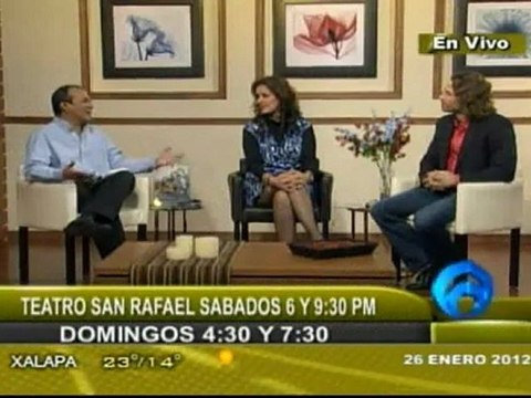Sebastián Rulli en el programa Formula Notas con Matilde Obregón. 26-01-2012