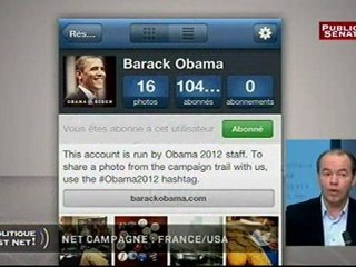 LA POLITIQUE C'EST NET, La Net campagne : Le match France-Etats-Unis