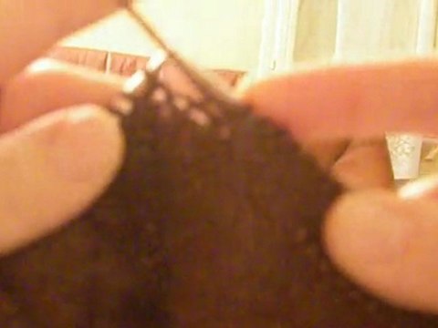 tricoter à la suisse, la maille envers