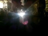 فري برس   حلب   مارع    مظاهرة مسائية 25 1 2012