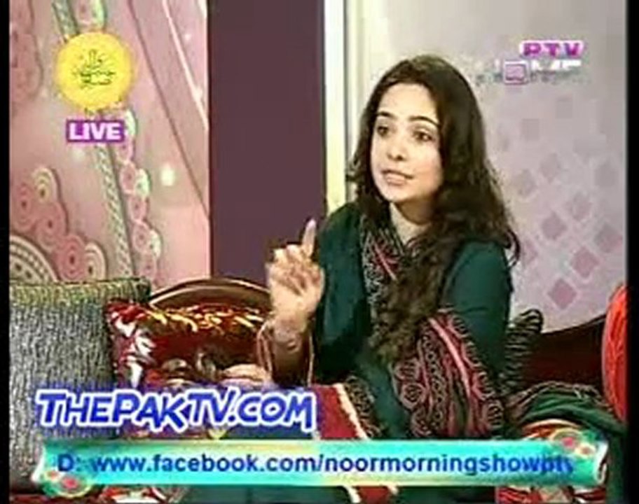 Noor Morning Show By PTV Home - 27th January 2012 -Prt 4