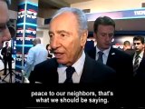 Exclusive interview with Shimon Peres