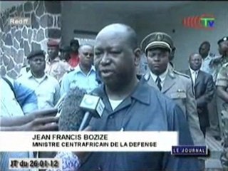 Visite des écoles militaires de Brazzaville par le ministre centrafricain de la défense
