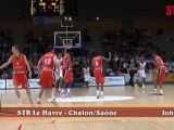 STB - CHALON, l'action du match