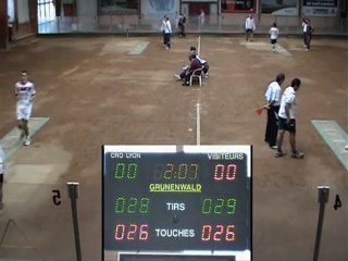 Tir rapide en simple, CRO Lyon contre Gap, J8 CS EH