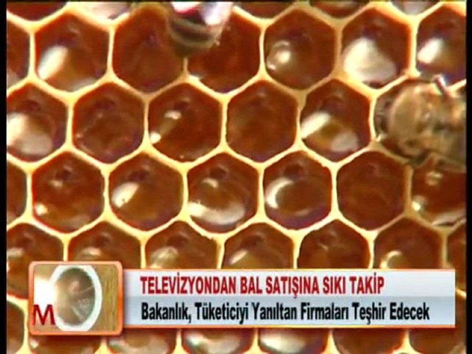 TELEVİZYONDAN BAL SATIŞINA SIKI TAKİP 24.01.2012