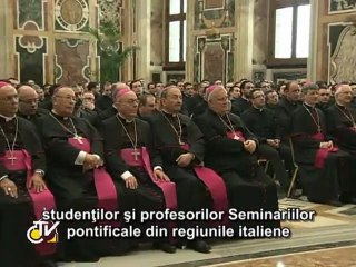 Benedict al XVI-lea: Preoţi pregătiţi şi credibili