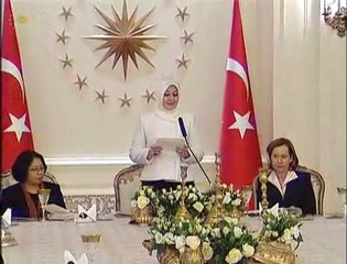 Bayan Gül, Büyükelçi Eşlerini Çankaya Köşkü’nde Ağırladı