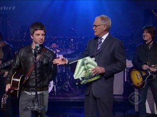 noel gallagher's high flying birds @ david letterman - If I had a gun